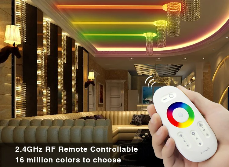 FUT025 Miboxer DC12 24V 2 4G беспроводной сенсорный экран led RGB контроллер 18A RF пульт