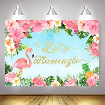 Flamingo Party Backdrop for Photography Let's Flamingle Birthday Cake Table Background Decoration Tropical Flowers Pineapple
Flamingo Party Backdrop for Photography Let's Flamingle Birthday Cake Table Background Decoration Tropical Flowers Pineapple