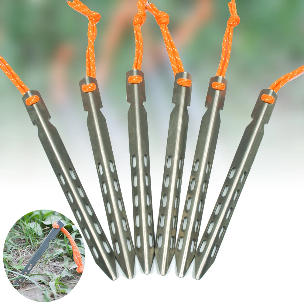 V-shaped Windproof Titanium Alloy Tent Nails Outdoor Camping Beach Snow Spike Family Tent Canopy Stakes Tent Pile
V-shaped Windproof Titanium Alloy Tent Nails Outdoor Camping Beach Snow Spike Family Tent Canopy Stakes Tent Pile