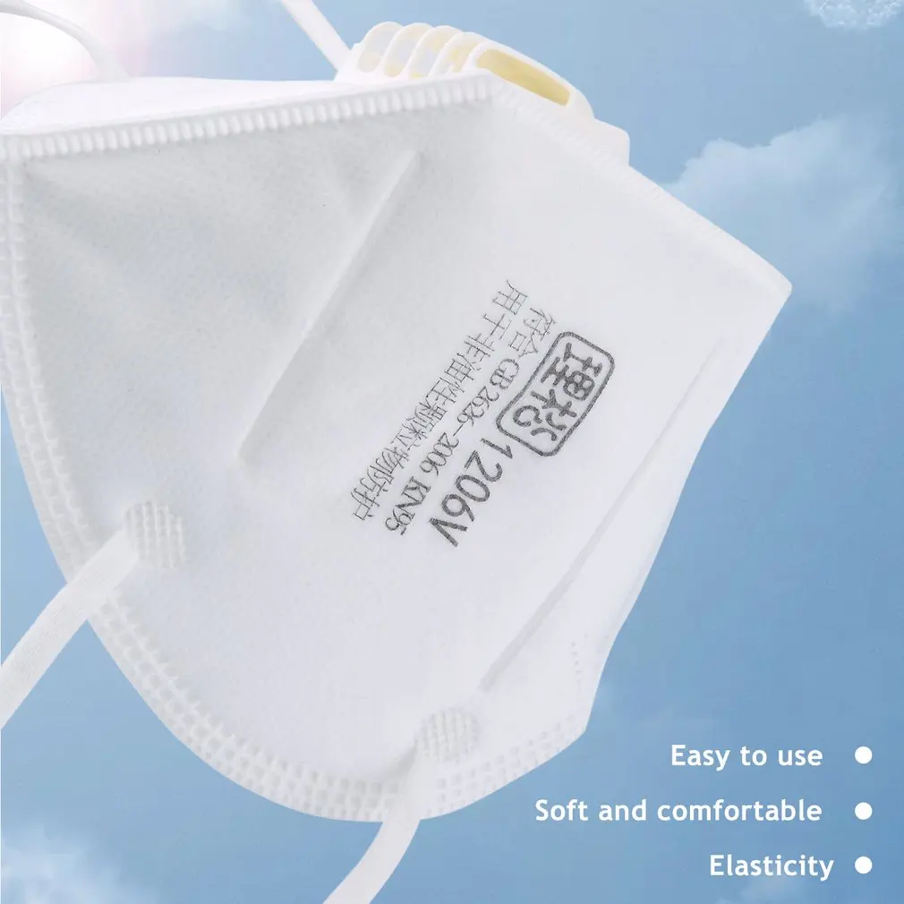 Kn95 Masks Disposable Masks Labor Protection Anti-Dust And Anti-Haze Mask With Breathing Valve Masks 1Pcs
Kn95 Masks Disposable Masks Labor Protection Anti-Dust And Anti-Haze Mask With Breathing Valve Masks 1Pcs