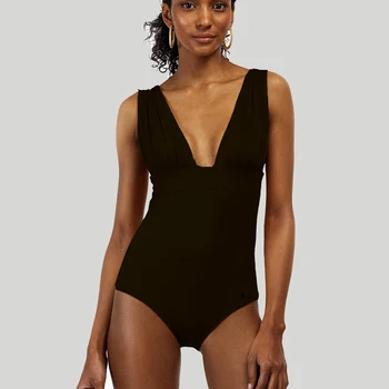 Sexy V-neck One-piece Suits Bathing Suit Women Halter Plus Size Swimwear Beachwear Female Solid One Piece Swimsuit XXL Monokini
Sexy V-neck One-piece Suits Bathing Suit Women Halter Plus Size Swimwear Beachwear Female Solid One Piece Swimsuit XXL Monokini