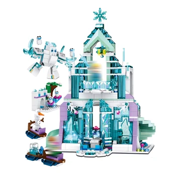 731pcs 3016 Snow World Series The Elsa`s Magical Ice Castle Set girls Building Blocks Bricks Toys Girl friend 41148 For Children
731pcs 3016 Snow World Series The Elsa`s Magical Ice Castle Set girls Building Blocks Bricks Toys Girl friend 41148 For Children