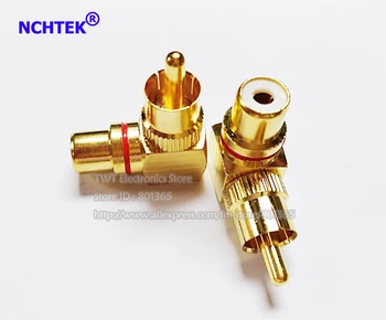 NCHTEK Golden Plated 90 Degree Angled RCA Male to RCA Female Audio Adapter Connector/Free Shipping/50PCS
NCHTEK Golden Plated 90 Degree Angled RCA Male to RCA Female Audio Adapter Connector/Free Shipping/50PCS