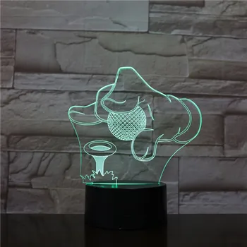3D Lamp Touch Sensor Visual Light Effect The Sport Golf Multi-color with Remote for Halloween Decoration Led Night Light Lamp
3D Lamp Touch Sensor Visual Light Effect The Sport Golf Multi-color with Remote for Halloween Decoration Led Night Light Lamp