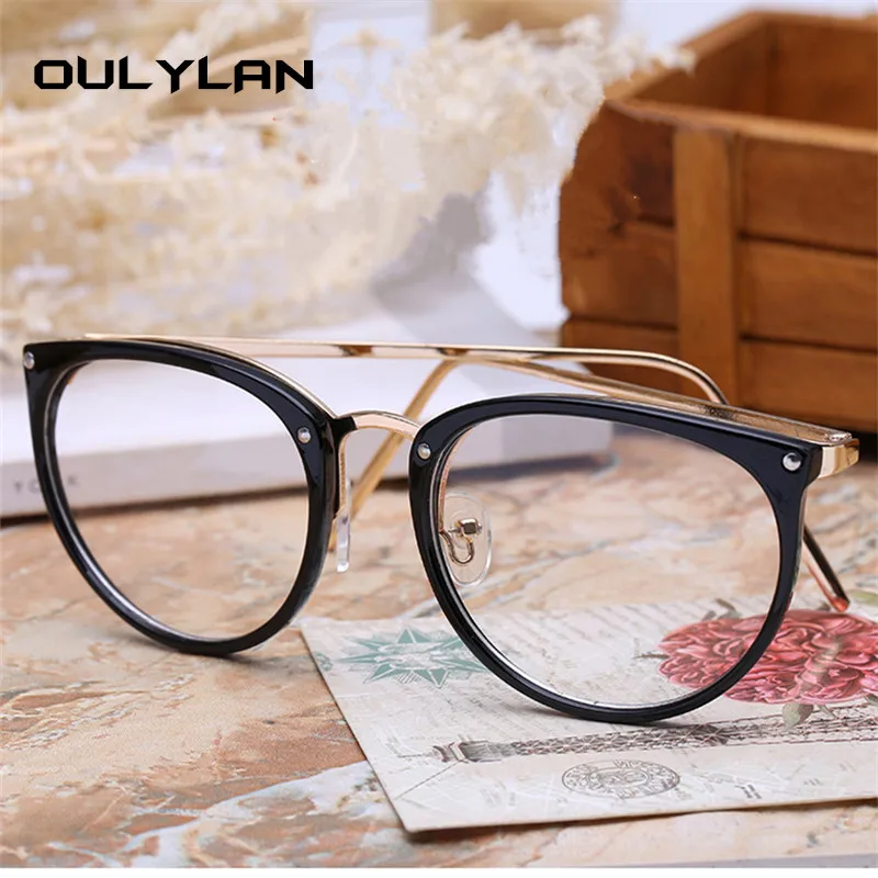 Oulylan Cat Eye Glasses Frames Women Transparent Optical Eyeglasses Fashion Metal Frame Prescription Eyewear
Oulylan Cat Eye Glasses Frames Women Transparent Optical Eyeglasses Fashion Metal Frame Prescription Eyewear