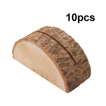 10pcs Wooden Card Holders Photo Menu Business Card Holder Wooden Stump Shape Number Clip Stand Wedding Party Decoration
10pcs Wooden Card Holders Photo Menu Business Card Holder Wooden Stump Shape Number Clip Stand Wedding Party Decoration