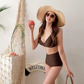 2019 Sexy Bikini Set Women Swimsuit Solid Bikini Backless Swimwear High Waist Bathing Suit Bandage Female Brazilian Biquini
2019 Sexy Bikini Set Women Swimsuit Solid Bikini Backless Swimwear High Waist Bathing Suit Bandage Female Brazilian Biquini