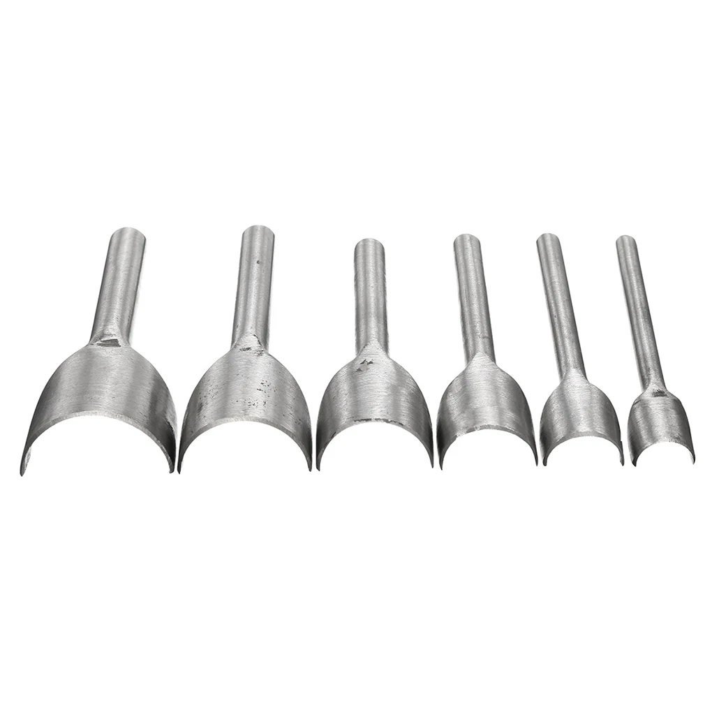 6pcs Half-Round Shape Hole Chisel Graving Stitching Punch Tool DIY Handmade Leather Craft Tools
6pcs Half-Round Shape Hole Chisel Graving Stitching Punch Tool DIY Handmade Leather Craft Tools
