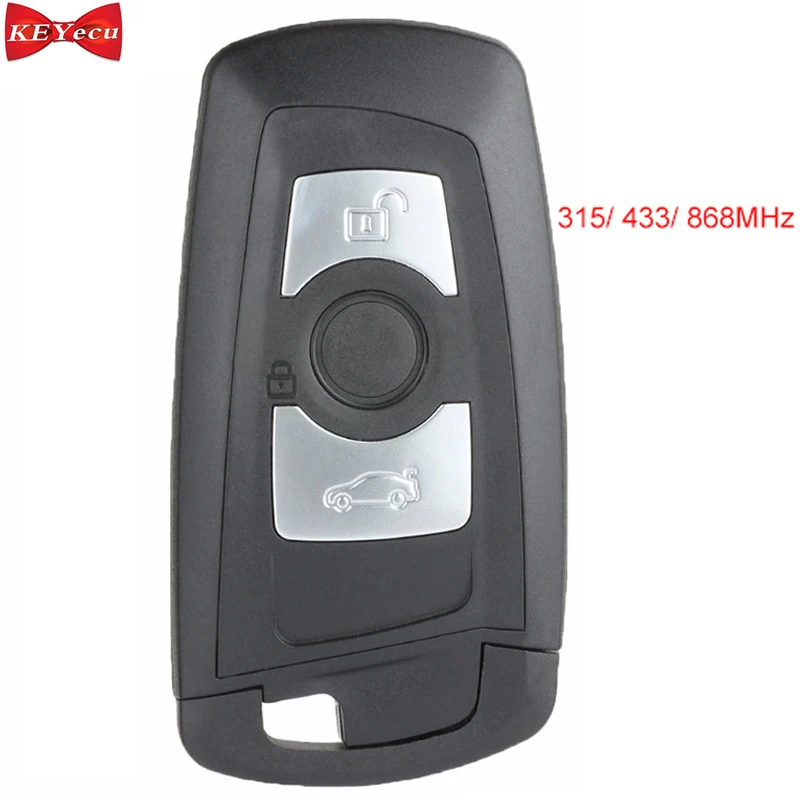 KEYECU for BMW F Chassis FEM/ BDC CAS4 CAS4+ Smart Remote Key Fob 3B ID49 Chip 315MHz YGOHUF5662, 434MHz HUF5767, 868MHz HUF5661
KEYECU for BMW F Chassis FEM/ BDC CAS4 CAS4+ Smart Remote Key Fob 3B ID49 Chip 315MHz YGOHUF5662, 434MHz HUF5767, 868MHz HUF5661
