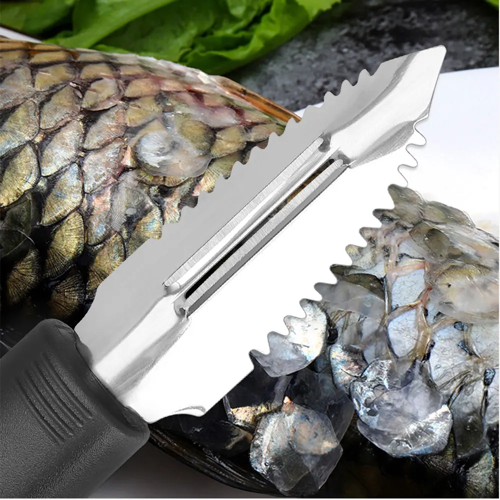 Stainless Steel Fish Scales Scraping Graters Fast Remove Fish Cleaning Peeler ScraperKitchen Accessory
Stainless Steel Fish Scales Scraping Graters Fast Remove Fish Cleaning Peeler ScraperKitchen Accessory