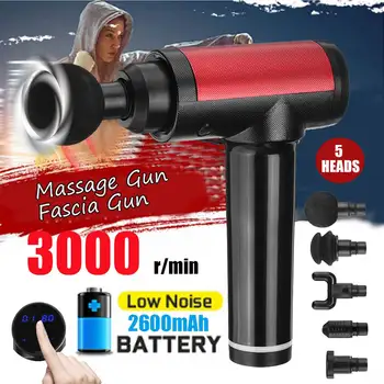 3000r/min Therapy Massage Guns Muscle Massager Pain Sport Massage Machine Relax Body Slimming Relief 4 Heads LCD Display
3000r/min Therapy Massage Guns Muscle Massager Pain Sport Massage Machine Relax Body Slimming Relief 4 Heads LCD Display