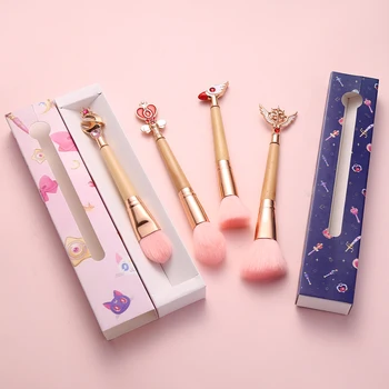 Single Sailor Moon Cardcaptor Sakura Bamboo Handle Makeup Brush Powder Foundation Blending Blusher Concealer Brush Beauty Tools
Single Sailor Moon Cardcaptor Sakura Bamboo Handle Makeup Brush Powder Foundation Blending Blusher Concealer Brush Beauty Tools