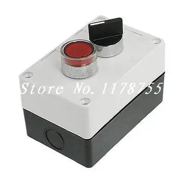 AC 240V 3A Red Push Button 1 NC 2 NO 3 Positions Rotary Selector Switch Station
AC 240V 3A Red Push Button 1 NC 2 NO 3 Positions Rotary Selector Switch Station