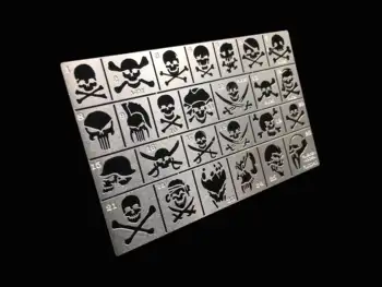 AJ0040 Gundam / Military Model Skull Pirate Flag Logo Army Hollow Spray Plate Model Building Tools
AJ0040 Gundam / Military Model Skull Pirate Flag Logo Army Hollow Spray Plate Model Building Tools