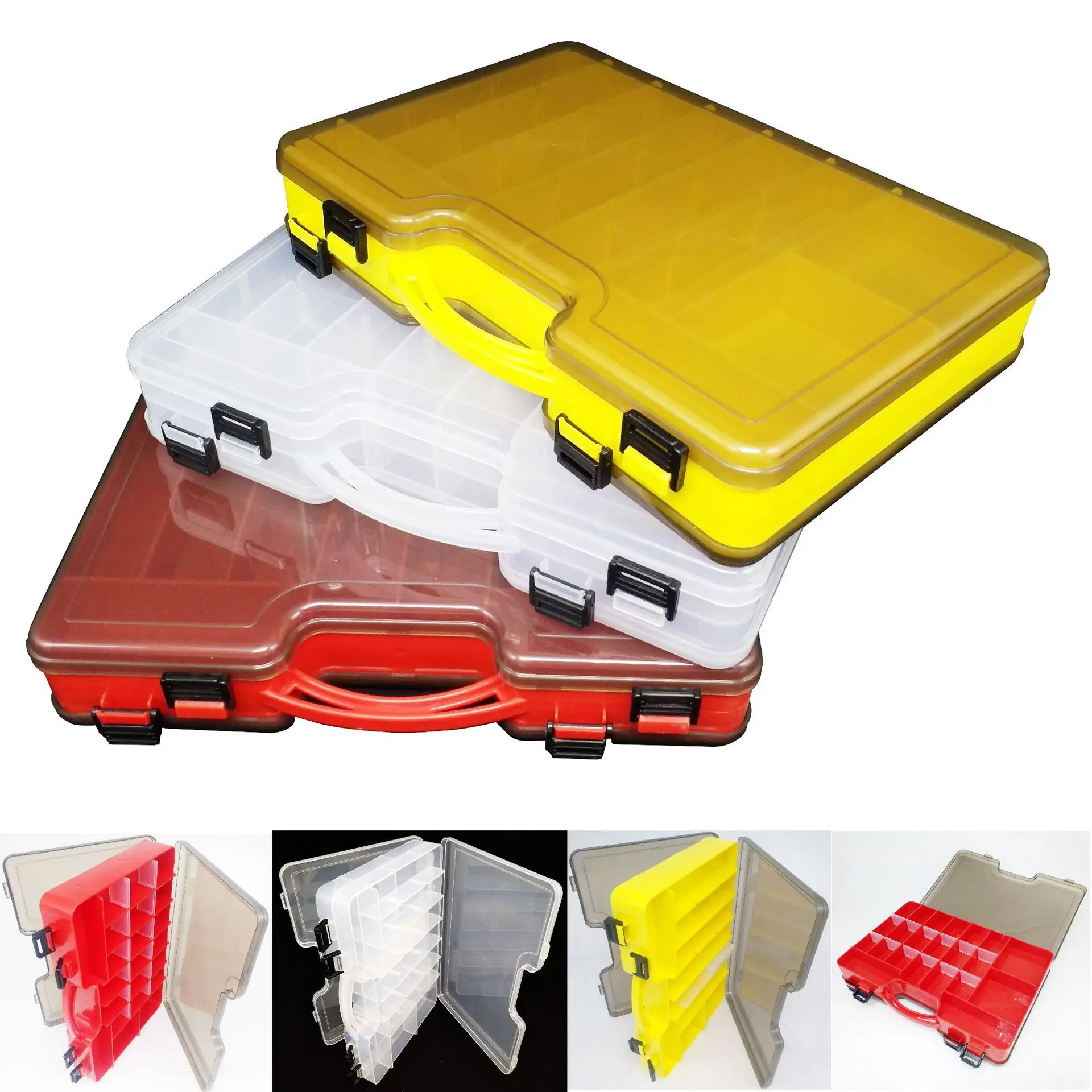 Fishing Toolbox Plastic Large Size Accessory Box Multi-part with Inserting Piece Portable Box Lure Storage Box
Fishing Toolbox Plastic Large Size Accessory Box Multi-part with Inserting Piece Portable Box Lure Storage Box
