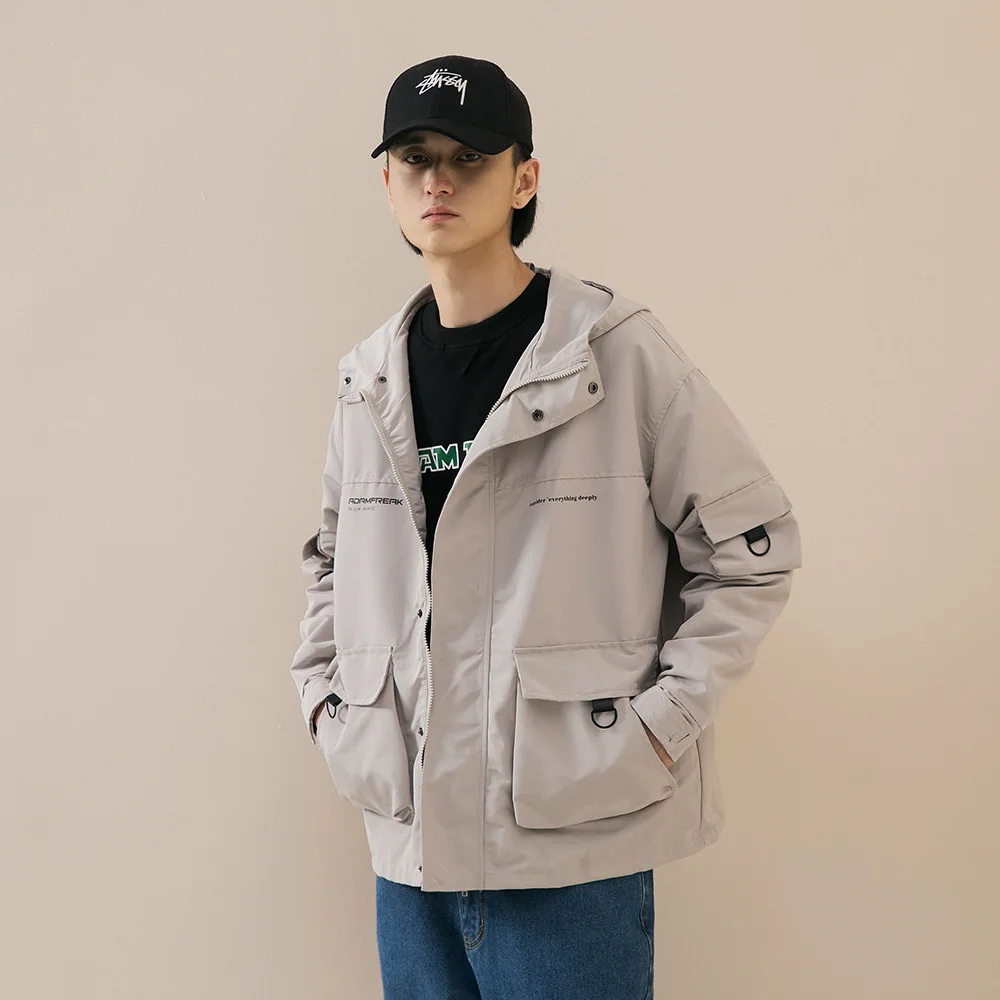 City Where the Product Japanese-style Popular Brand Hooded Printed Multi-pockets Workwear Charge Coat Jacket Men's Jacket
City Where the Product Japanese-style Popular Brand Hooded Printed Multi-pockets Workwear Charge Coat Jacket Men's Jacket
