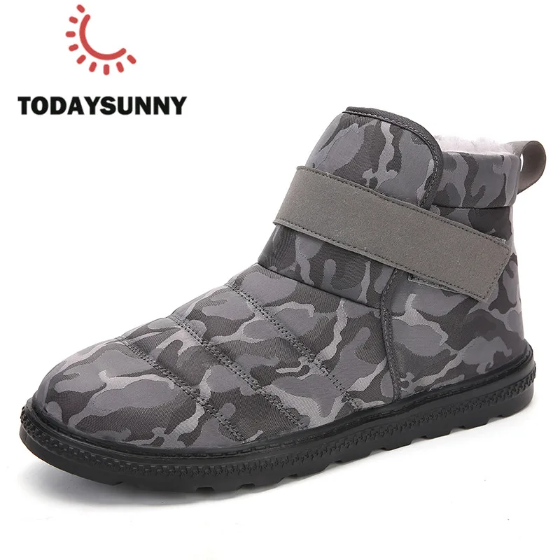 Men Snow Boots Ankle Warm Fur Winter Boots Male Outdoor Waterproof Shoes Men Soft Anti-Slip Boots Big Size 36-47# Chaussure Homm 
Men Snow Boots Ankle Warm Fur Winter Boots Male Outdoor Waterproof Shoes Men Soft Anti-Slip Boots Big Size 36-47# Chaussure Homm