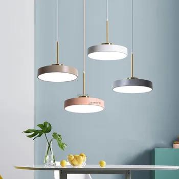 NEW Nordic Macaron LED Pendant Lights Living Room Pendant Luster Indoor Decoration Lighting Light Fixtures Kitchen Hanging Lamps
NEW Nordic Macaron LED Pendant Lights Living Room Pendant Luster Indoor Decoration Lighting Light Fixtures Kitchen Hanging Lamps
