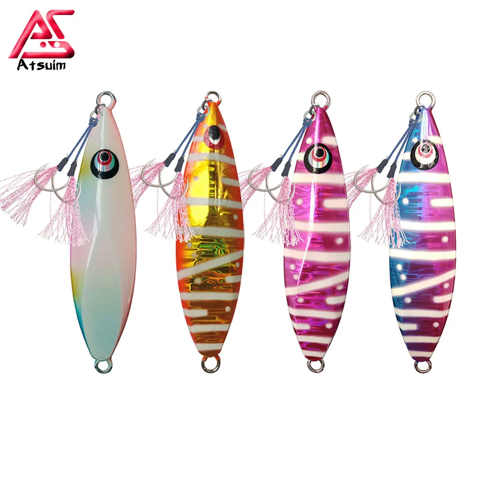 AS Slow Pitch Jigs Metal Baits Lure Glow Hooks Attached 150g200g260g Lead Fish Slow Falling Jigs Saltwater Fishing Lure Angler
AS Slow Pitch Jigs Metal Baits Lure Glow Hooks Attached 150g200g260g Lead Fish Slow Falling Jigs Saltwater Fishing Lure Angler