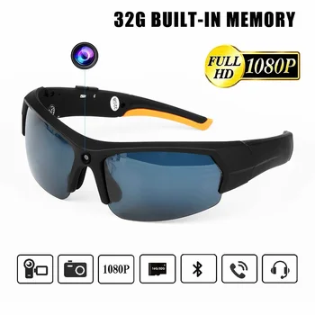 Sunglasses Camera Headset HD1080P Smart Mini Camera Glasses Multifunctional Bluetooth MP3 Player Sports Accessories 16/32Gb
Sunglasses Camera Headset HD1080P Smart Mini Camera Glasses Multifunctional Bluetooth MP3 Player Sports Accessories 16/32Gb