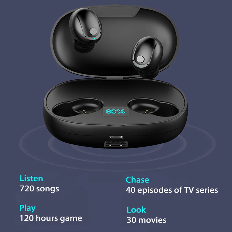 T5S bluetooth 5.0 Earphone Power Bank Smart Touch TWS Headset LED Display Binaural Wireless Hifi Earbus With Charging Box
T5S bluetooth 5.0 Earphone Power Bank Smart Touch TWS Headset LED Display Binaural Wireless Hifi Earbus With Charging Box