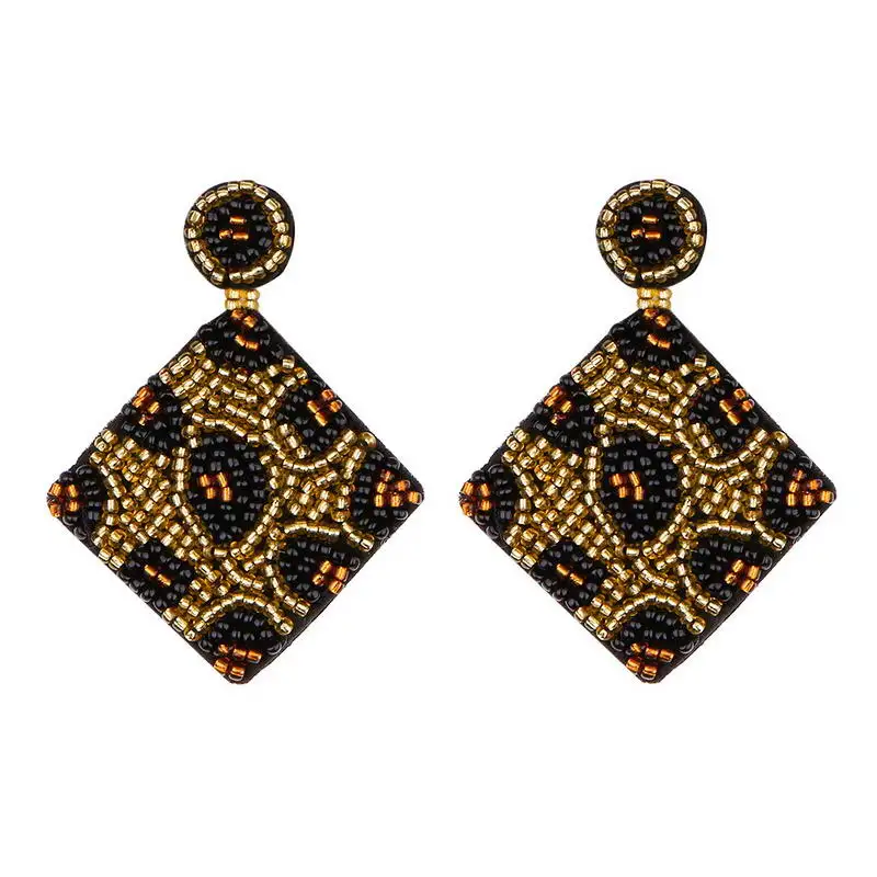 ZWPON Seed Beaded Weave Leopard Motif Geometry Rhombus Earrings For Women Fashion Christmas Jewelry Wholesale
ZWPON Seed Beaded Weave Leopard Motif Geometry Rhombus Earrings For Women Fashion Christmas Jewelry Wholesale