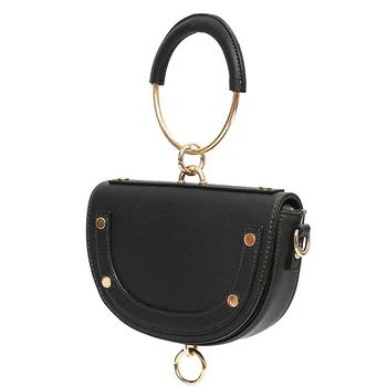 2019 New Simple Saddle Bag Quality Luxury Handbag Crossbody Bags For Women Fashion Mini Shoulder Bag Ring Hoop Handbag 
2019 New Simple Saddle Bag Quality Luxury Handbag Crossbody Bags For Women Fashion Mini Shoulder Bag Ring Hoop Handbag