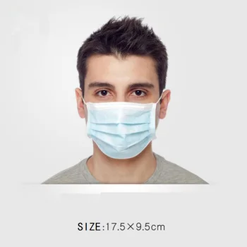 3 Layers Protective Non-woven 50 Pcs Disposable Face Mask Proof Flu Virus Elastic Soft Breathable Hygiene Safety Mouth Facemask
3 Layers Protective Non-woven 50 Pcs Disposable Face Mask Proof Flu Virus Elastic Soft Breathable Hygiene Safety Mouth Facemask