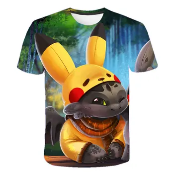 Boys T Shirt How To Train Your Dragon 3 And Pokemon Kids tshirt 3D Print Tee For Girls Cartoon Tops Cute Kawaii Short Sleeve
Boys T Shirt How To Train Your Dragon 3 And Pokemon Kids tshirt 3D Print Tee For Girls Cartoon Tops Cute Kawaii Short Sleeve