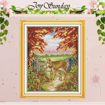 Warm Deer Patterns Counted Cross Stitch 11CT 14CT Cross Stitch Set Wholesale Animals Cross-stitch Kit Embroidery Needlework
Warm Deer Patterns Counted Cross Stitch 11CT 14CT Cross Stitch Set Wholesale Animals Cross-stitch Kit Embroidery Needlework