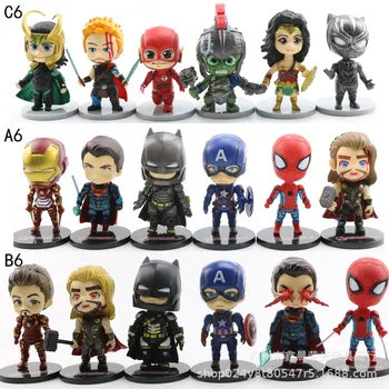 6 Pcs Q version doll team leader Toy Figures toys for children action figure anime figure Diana Prince team leader
6 Pcs Q version doll team leader Toy Figures toys for children action figure anime figure Diana Prince team leader