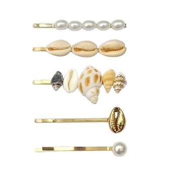 2019 5pcs Geometric Shells Simulated Pearls Hairclip for Women Hairpin Hair Accessories
2019 5pcs Geometric Shells Simulated Pearls Hairclip for Women Hairpin Hair Accessories
