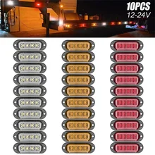 10X Red LED Trailer Truck Side Marker Lights 4LED Clearance RV Indicator 12V-24V Car Accessories High-quality Warning Lights
10X Red LED Trailer Truck Side Marker Lights 4LED Clearance RV Indicator 12V-24V Car Accessories High-quality Warning Lights