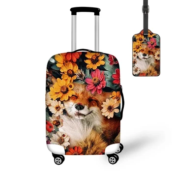 THIKIN 2020 Cute Smile Fox and Floral Travel Luggage Cover with Tag Protective Case Easy Convenient Tourism Bag 3D Full Print
THIKIN 2020 Cute Smile Fox and Floral Travel Luggage Cover with Tag Protective Case Easy Convenient Tourism Bag 3D Full Print