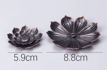 Alloy lotus incense insert room bedroom agarwood sandalwood incense stand incense holder 
Alloy lotus incense insert room bedroom agarwood sandalwood incense stand incense holder