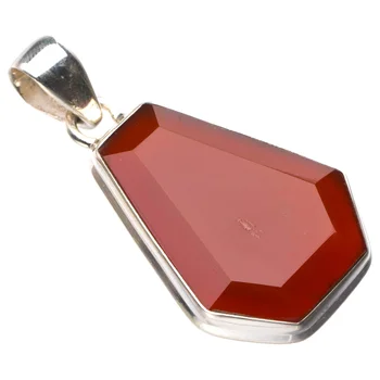 StarGems Natural Carnelian Handmade 925 Sterling Silver Pendant 1.5" D9375
StarGems Natural Carnelian Handmade 925 Sterling Silver Pendant 1.5" D9375