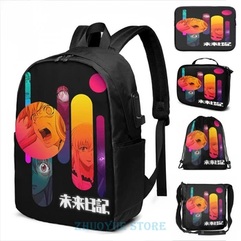 Funny Graphic print Mirai Nikki - Yuno USB Charge Backpack men School bags Women bag Travel laptop bag 
Funny Graphic print Mirai Nikki - Yuno USB Charge Backpack men School bags Women bag Travel laptop bag