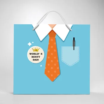 40pcs/lot Happy Father's Day Gift Packaging Cardboard Paper Shopping Bag Paper Gift Bag With Handle 
40pcs/lot Happy Father's Day Gift Packaging Cardboard Paper Shopping Bag Paper Gift Bag With Handle