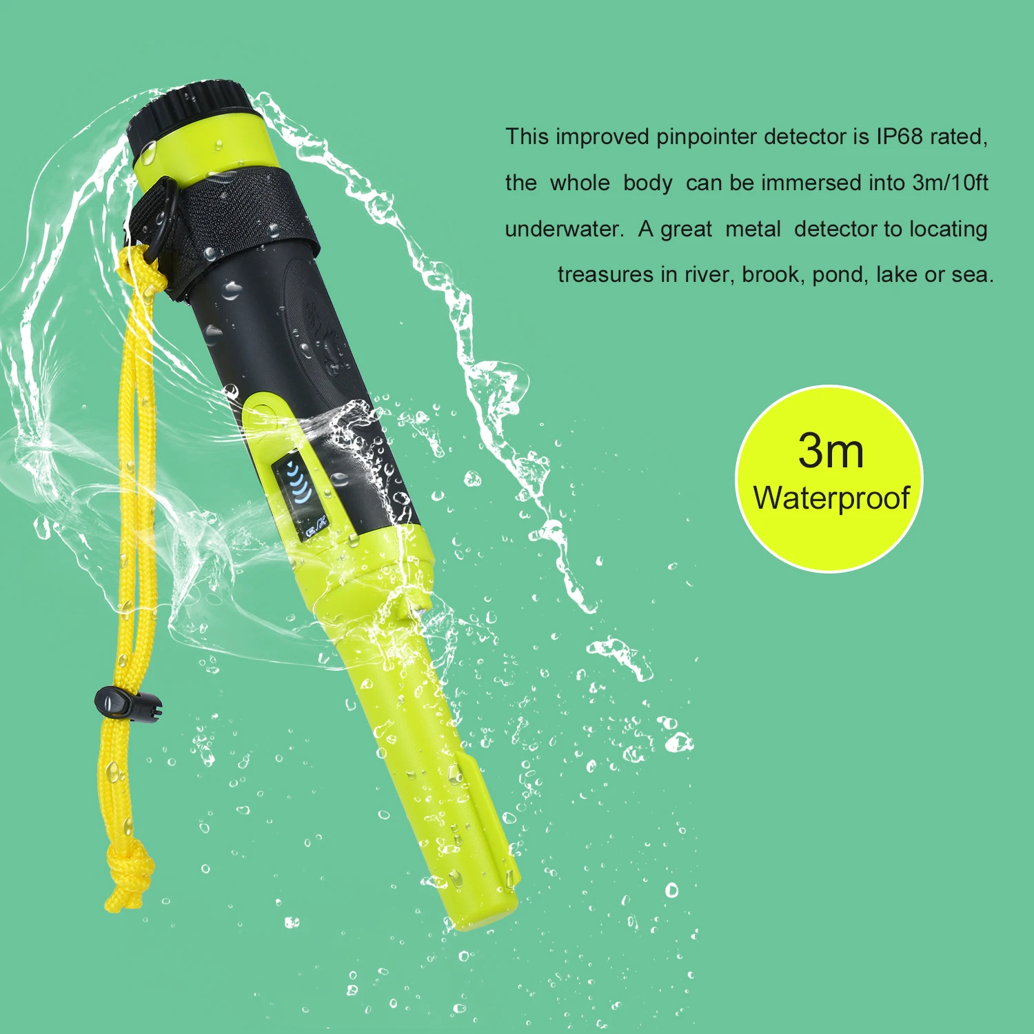 Handheld Pinpointer Metal Detector With LED Display 360 Degree Detection Find Ring Detect Gold Metal Object Metal Detector
Handheld Pinpointer Metal Detector With LED Display 360 Degree Detection Find Ring Detect Gold Metal Object Metal Detector