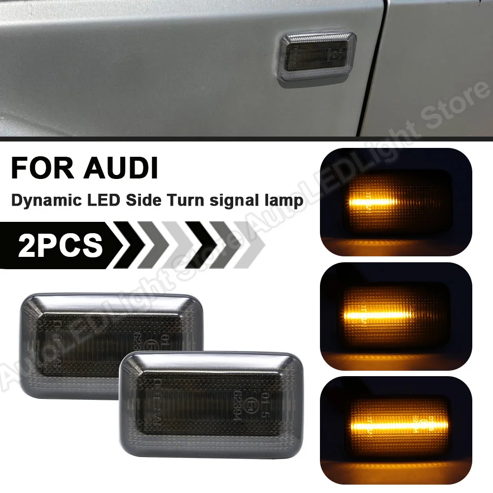 2Pcs For Audi 100 200 A6 80 90 Cabriolet Coupe B2/B3 S6 V8 4000 Porsche VW LED Dynamic Side Marker Turn Signal Light Lamp
2Pcs For Audi 100 200 A6 80 90 Cabriolet Coupe B2/B3 S6 V8 4000 Porsche VW LED Dynamic Side Marker Turn Signal Light Lamp