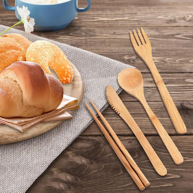 3 Set Bamboo Cutlery Set travel Utensil reusable With Cutlery Case Wooden Fork Spoon Chopsticks Dinnerware Outdoor Tableware Set
3 Set Bamboo Cutlery Set travel Utensil reusable With Cutlery Case Wooden Fork Spoon Chopsticks Dinnerware Outdoor Tableware Set