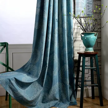 Modern Simple Chinese Polyester Cotton Printing Shading Curtains for Living Dining Room Bedroom.
Modern Simple Chinese Polyester Cotton Printing Shading Curtains for Living Dining Room Bedroom.