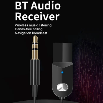 Car Bluetooth 5.0 Receiver 3.5mm Jack USB Port Adapter For Auto Bluetooth Kit Hands-free Calling 
Car Bluetooth 5.0 Receiver 3.5mm Jack USB Port Adapter For Auto Bluetooth Kit Hands-free Calling