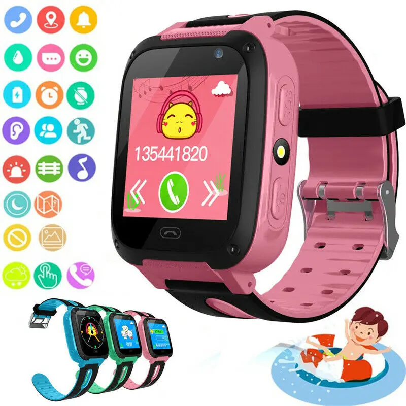 Q9 Kids Smart Wrist Watch Anti-lost Safe GPS Tracker SOS Call Waterproof For Android iOS Children Watches Phones | Электроника