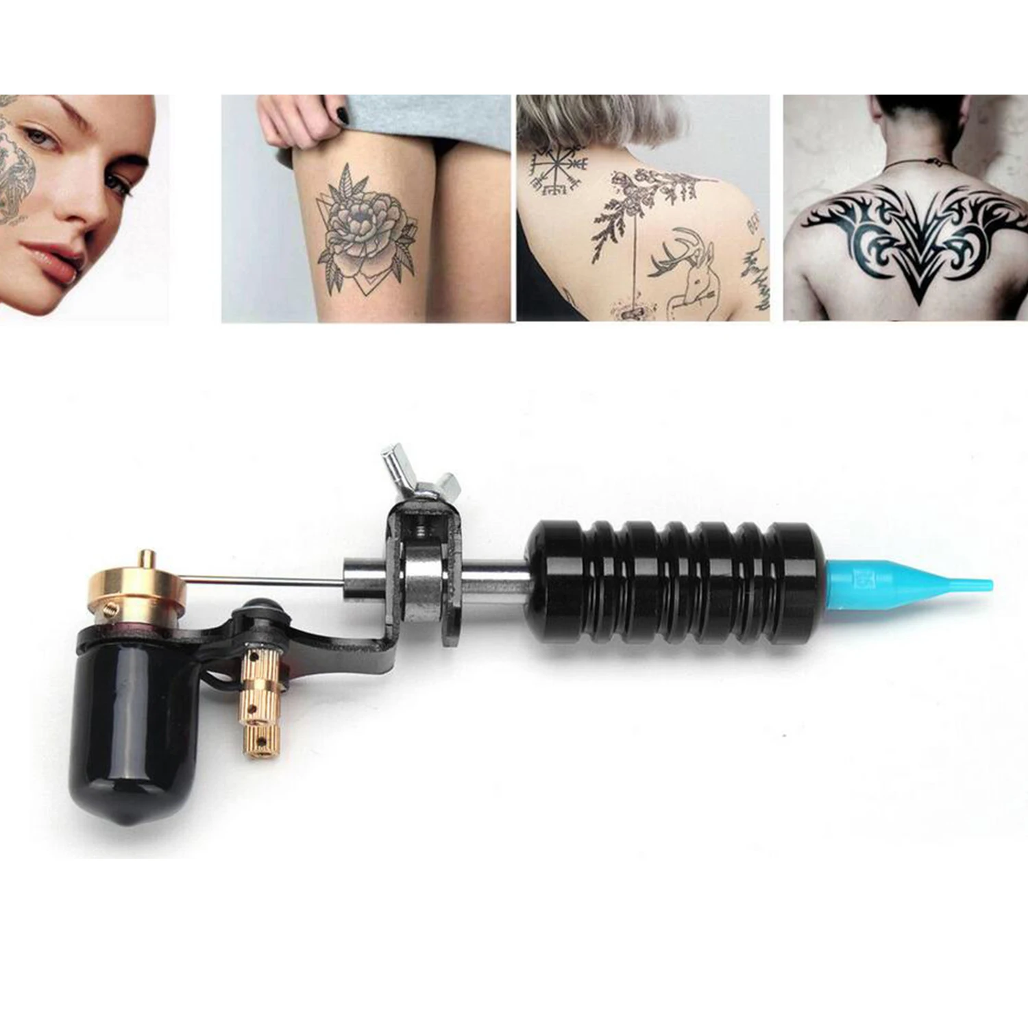 Tattoo-Machine Set Beginner's Tool Kit 110V High-grade Motor 5 X Sterile tattoo-needles 5 X Needle Cap 1 X Clip Cord Makeup
Tattoo-Machine Set Beginner's Tool Kit 110V High-grade Motor 5 X Sterile tattoo-needles 5 X Needle Cap 1 X Clip Cord Makeup