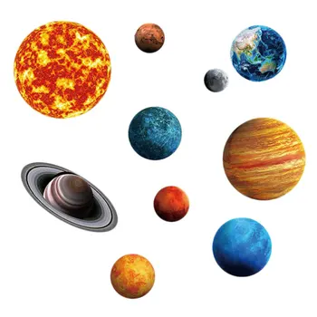 1 Set/10PCS Creative Luminous Sun and 9 Planets Wallpapers Home Wall Decals Removable Background Wall Stickers for Living Room B
1 Set/10PCS Creative Luminous Sun and 9 Planets Wallpapers Home Wall Decals Removable Background Wall Stickers for Living Room B