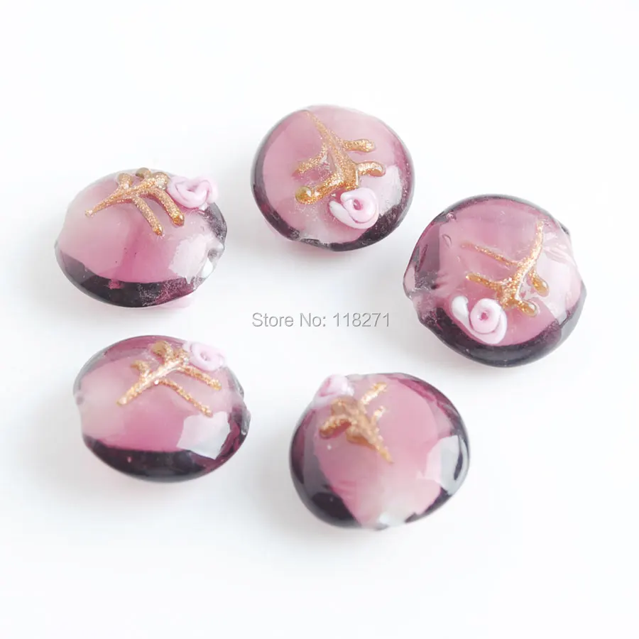 WOJIAER 10pcs/lot Middle Purple Dichroic Glass Round 16x7MM Loose Beads Jewelry PW3035
WOJIAER 10pcs/lot Middle Purple Dichroic Glass Round 16x7MM Loose Beads Jewelry PW3035