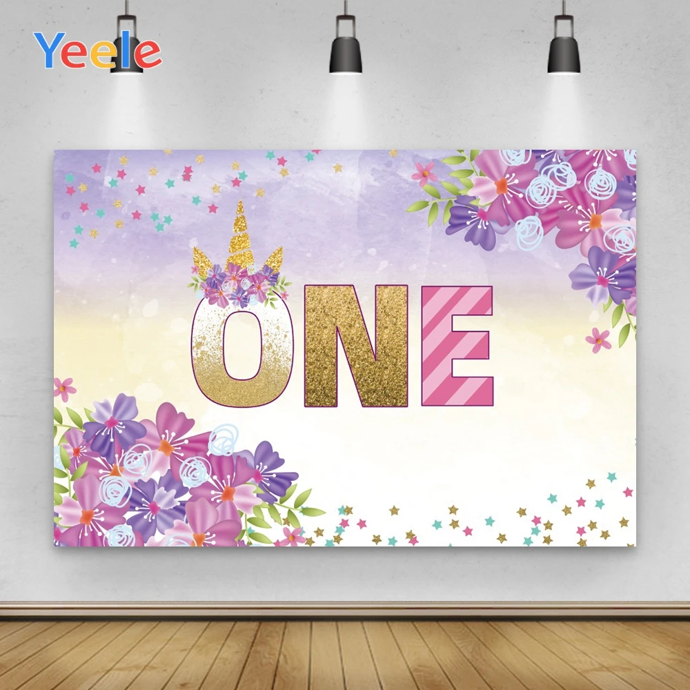 Yeele Baby Birthday One Backdrop Props Customized Flowers Golden Unicorn Star Photo Studio Background Photozone For Party Decor
Yeele Baby Birthday One Backdrop Props Customized Flowers Golden Unicorn Star Photo Studio Background Photozone For Party Decor