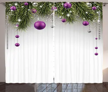 Christmas Curtains Tree with Tinsel and Ball with Present Wrap Ribbon Celebration Picture Living Room Bedroom Window Drapes
Christmas Curtains Tree with Tinsel and Ball with Present Wrap Ribbon Celebration Picture Living Room Bedroom Window Drapes