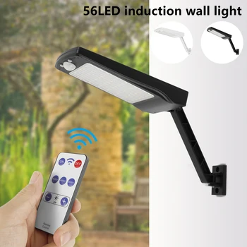 56LED Solar Motion Sensor Wall Light Solar Light Garden Decoration Sunlight Wall Lamp with Remote Control Waterproof Street Lamp
56LED Solar Motion Sensor Wall Light Solar Light Garden Decoration Sunlight Wall Lamp with Remote Control Waterproof Street Lamp